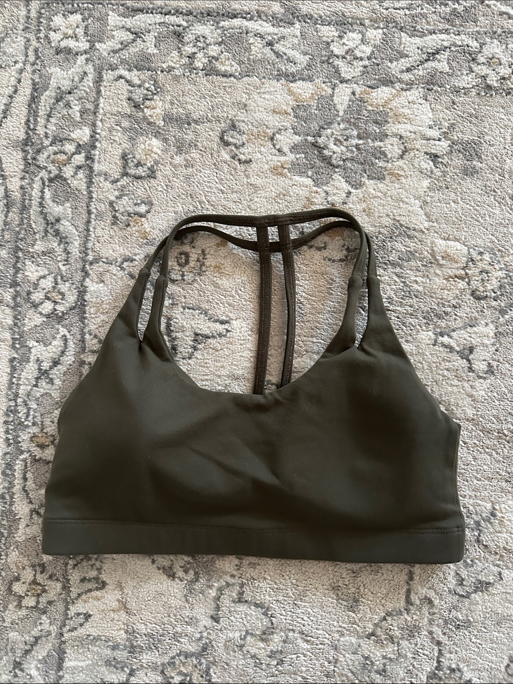 Montiel Green Sport Bra Small